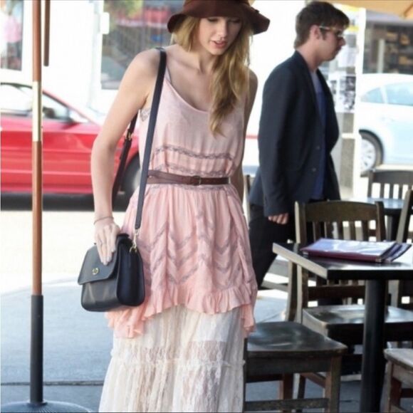 🌺HP🌺 Free People Intimately Polka Dot Trapeze Slip Dress - Picture 3 of 7